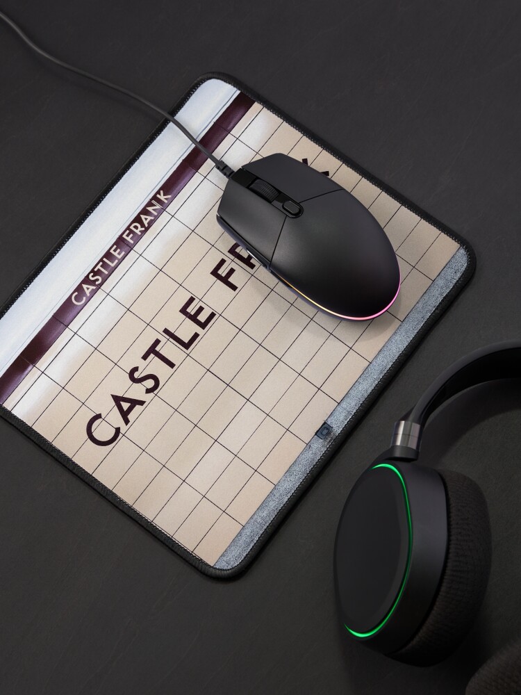 Alternate view of Castle Frank Toronto Subway Station Sign Mouse Pad