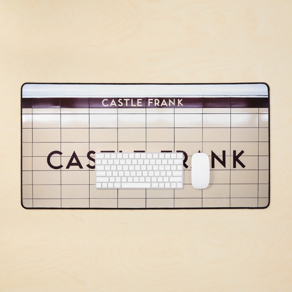 Castle Frank Toronto Subway Station Sign Mouse Pad