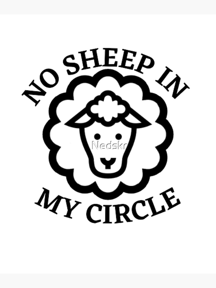 Póster for Sale con la obra «No hay ovejas en mi círculo» de Nedskr