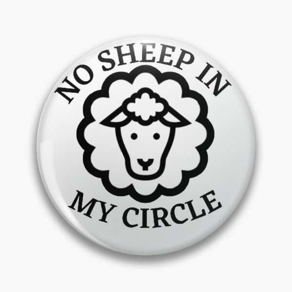Item preview, No Sheep In My Circle designed and sold by Nedskr.