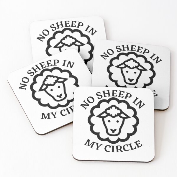 Item preview, No Sheep In My Circle designed and sold by Nedskr.