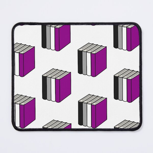 Asexual Pride Books Mouse Pad