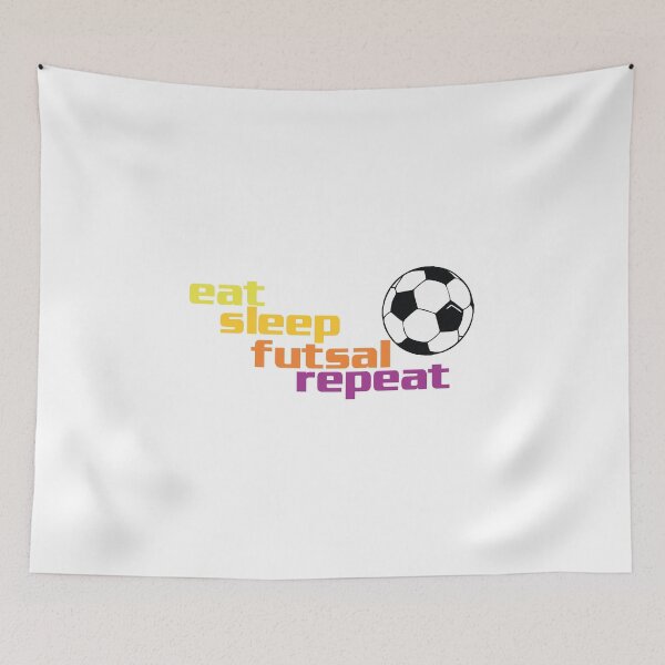 Item preview, Eat sleep futsal repeat designed and sold by grafixmaster.