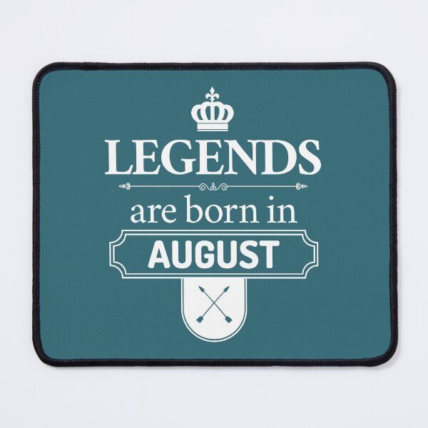 Item preview, Legends Are Born In August | Birthday Gift | designed and sold by Minimalwiz.