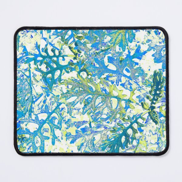 Item preview, Greenish Blue Floral Decorative Abstract Leaves designed and sold by IraNiva.