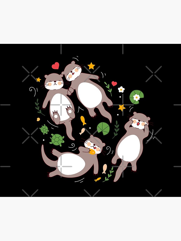 Significant otters by Elenanaylor