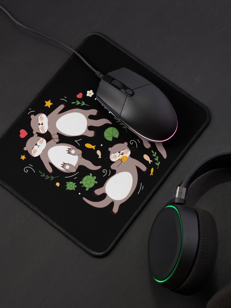 Alternate view of Significant otters Mouse Pad