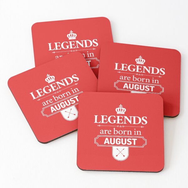 Item preview, Legends Are Born In August | Birthday Gift | designed and sold by Minimalwiz.