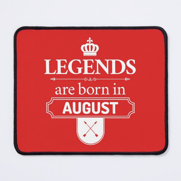 Item preview, Legends Are Born In August | Birthday Gift | designed and sold by Minimalwiz.