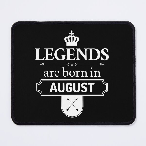 Item preview, Legends Are Born In August | Birthday Gift | designed and sold by Minimalwiz.
