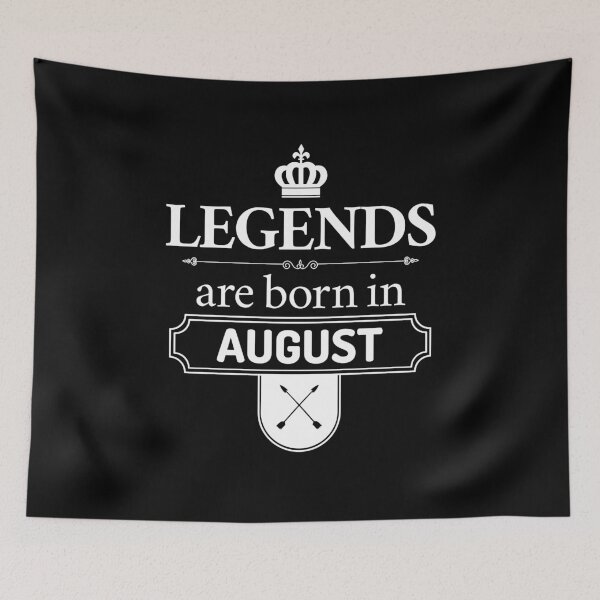 Item preview, Legends Are Born In August | Birthday Gift | designed and sold by Minimalwiz.