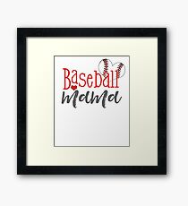 Baseball Mama Framed Print