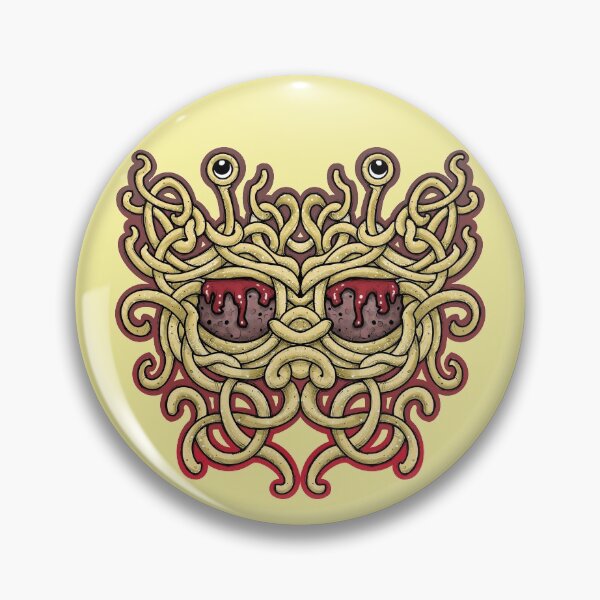 Item preview, The flying spaghetti monster, illustration of his noodliness  for pastafarian worship designed and sold by weilertsen.