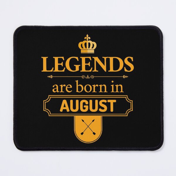 Item preview, Legends Are Born In August | Birthday Gift | designed and sold by Minimalwiz.