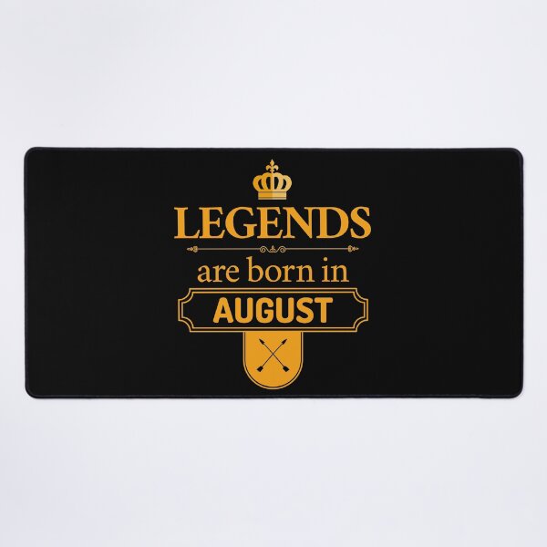 Item preview, Legends Are Born In August | Birthday Gift | designed and sold by Minimalwiz.