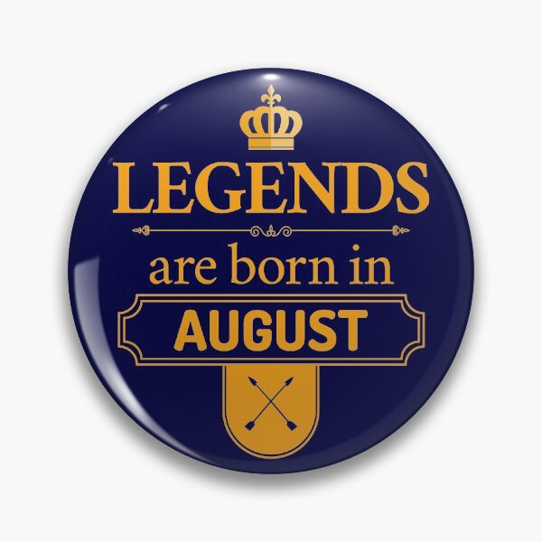 Item preview, Legends Are Born In August | Birthday Gift | designed and sold by Minimalwiz.