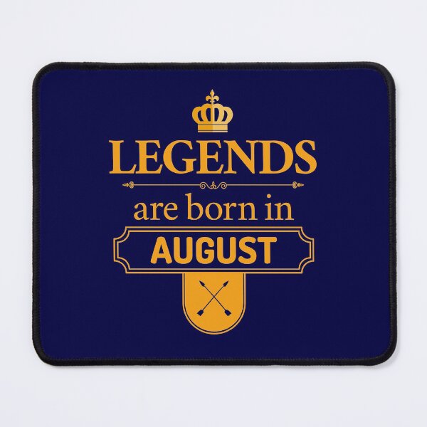 Item preview, Legends Are Born In August | Birthday Gift | designed and sold by Minimalwiz.