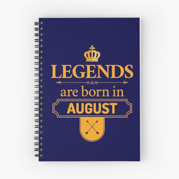 Item preview, Legends Are Born In August | Birthday Gift | designed and sold by Minimalwiz.