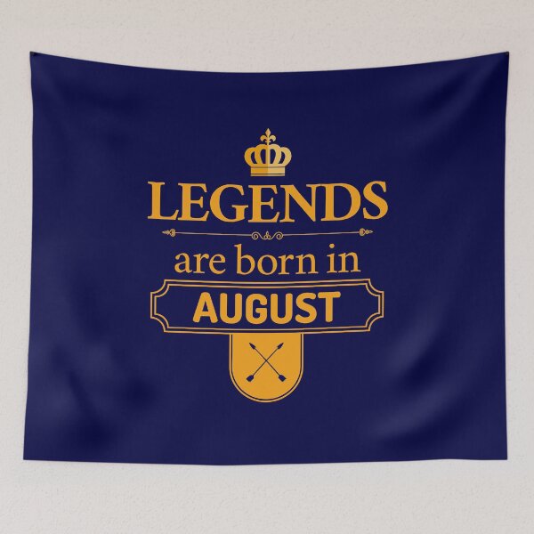 Item preview, Legends Are Born In August | Birthday Gift | designed and sold by Minimalwiz.