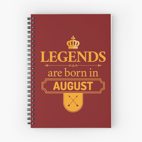 Item preview, Legends Are Born In August | Birthday Gift | designed and sold by Minimalwiz.