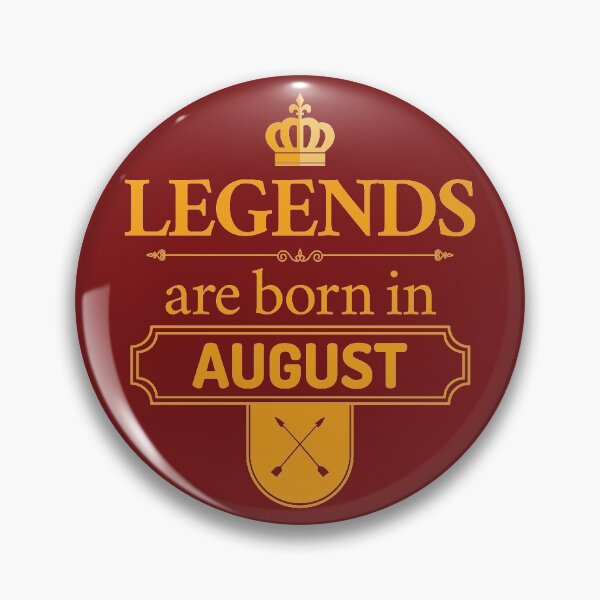 Item preview, Legends Are Born In August | Birthday Gift | designed and sold by Minimalwiz.