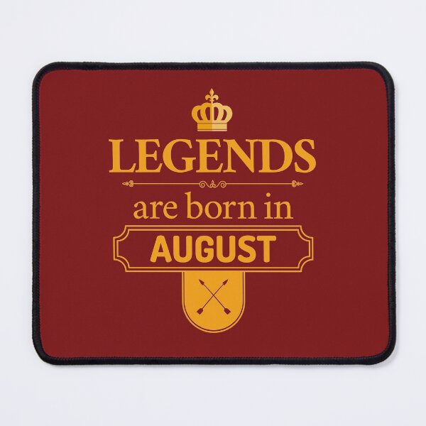 Item preview, Legends Are Born In August | Birthday Gift | designed and sold by Minimalwiz.
