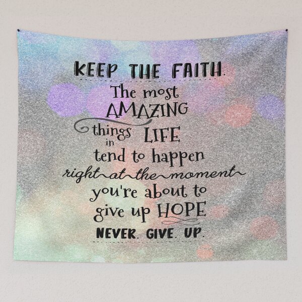 Item preview, Keep The Faith Quote Typography designed and sold by motivateme.