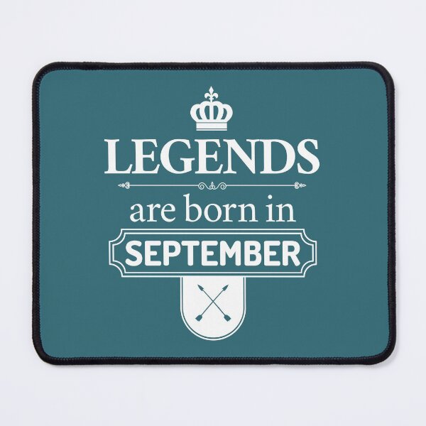 Item preview, Legends Are Born In September | Birthday Gift | designed and sold by Minimalwiz.