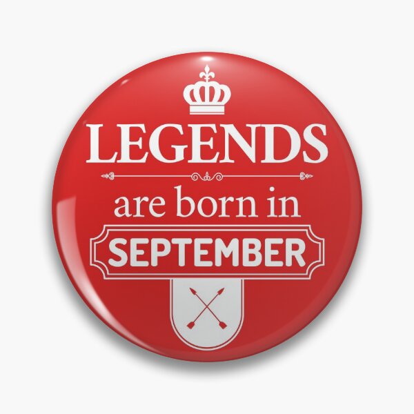 Item preview, Legends Are Born In September | Birthday Gift | designed and sold by Minimalwiz.