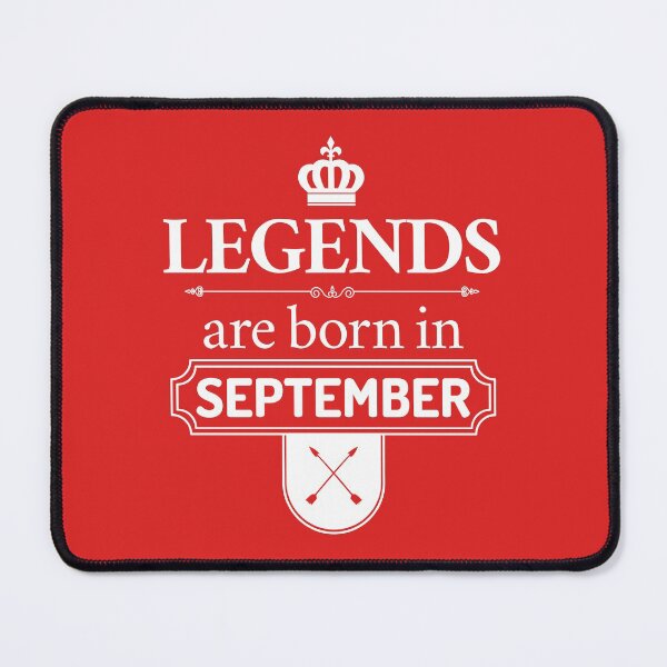 Item preview, Legends Are Born In September | Birthday Gift | designed and sold by Minimalwiz.