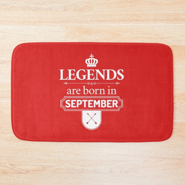 Item preview, Legends Are Born In September | Birthday Gift | designed and sold by Minimalwiz.