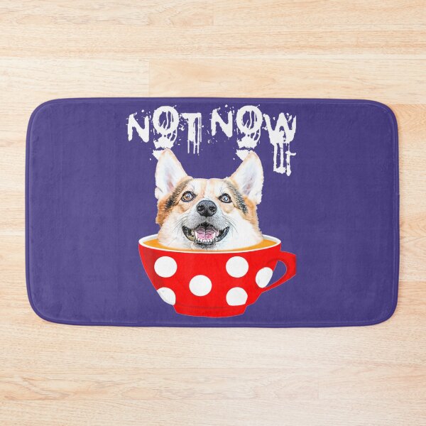 Item preview, Not Now   Pop Art Coffee Corgi Dog   designed and sold by zeroboutique.