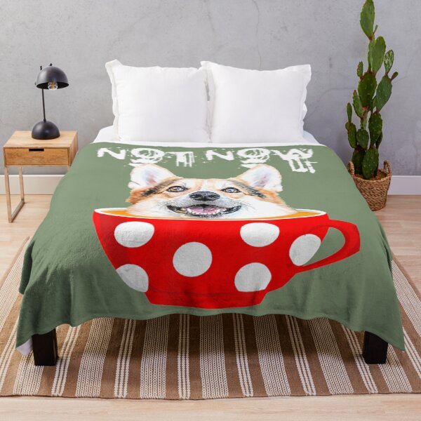 Item preview, Not Now   Pop Art Coffee Corgi Dog   designed and sold by zeroboutique.
