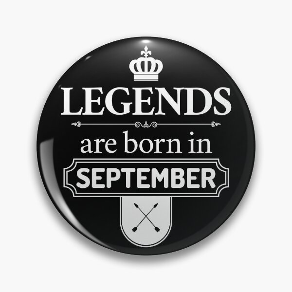 Item preview, Legends Are Born In September | Birthday Gift | designed and sold by Minimalwiz.
