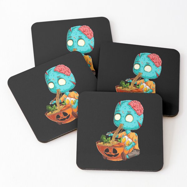 Item preview, kawaii japanese anime Zombie Halloween ramen Food Lovers designed and sold by CQCankdesign.