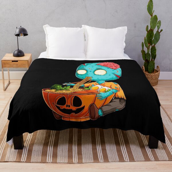 Item preview, kawaii japanese anime Zombie Halloween ramen Food Lovers designed and sold by CQCankdesign.
