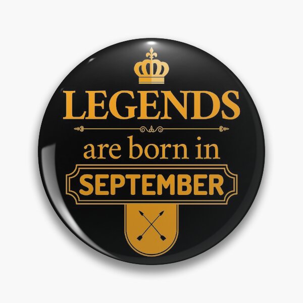 Item preview, Legends Are Born In September | Birthday Gift | designed and sold by Minimalwiz.