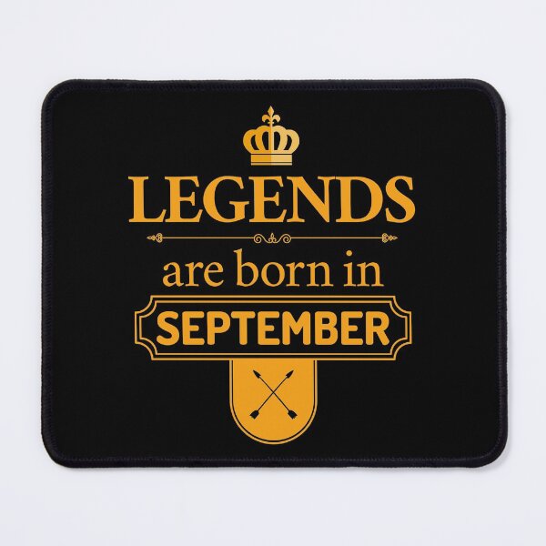 Item preview, Legends Are Born In September | Birthday Gift | designed and sold by Minimalwiz.