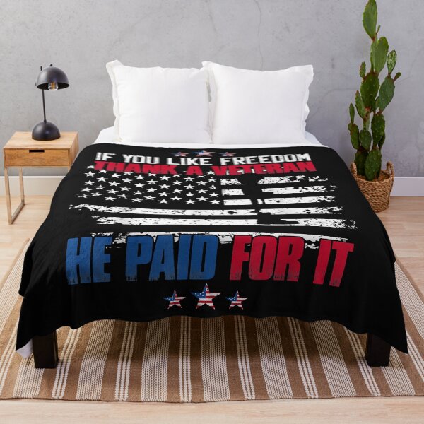 Item preview, If You Like Freedom - Thank a Veteran designed and sold by Mitzi12312.