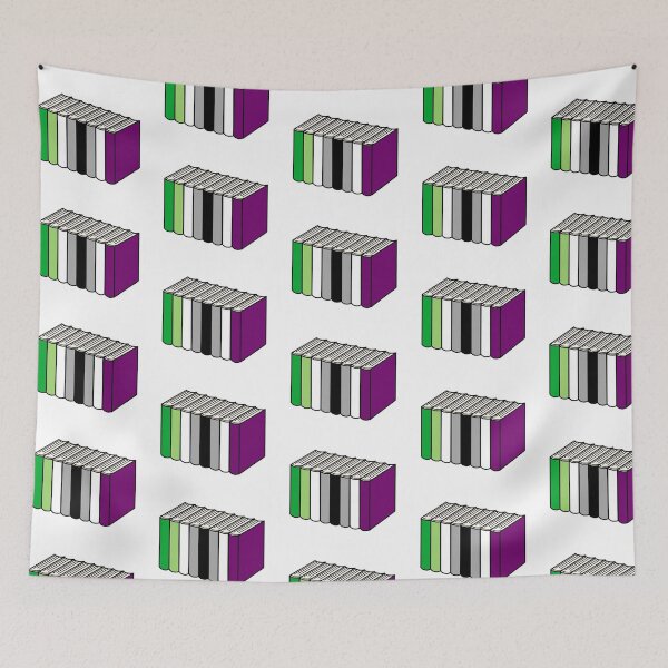 Item preview, AroAce Pride Books designed and sold by duskangelstore.