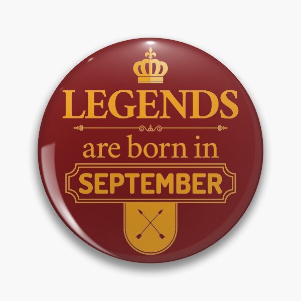 Item preview, Legends Are Born In September | Birthday Gift | designed and sold by Minimalwiz.
