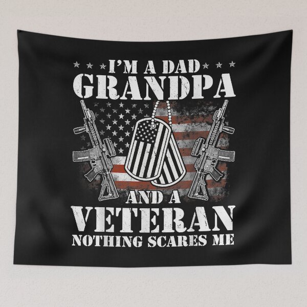 Item preview, I'm A Dad Grandpa Veteran Father's Day Shirts designed and sold by Mitzi12312.