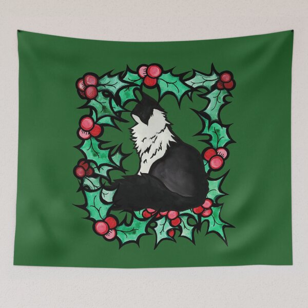 Item preview, Tuxedo Cat Christmas designed and sold by FrictionMaxxing.