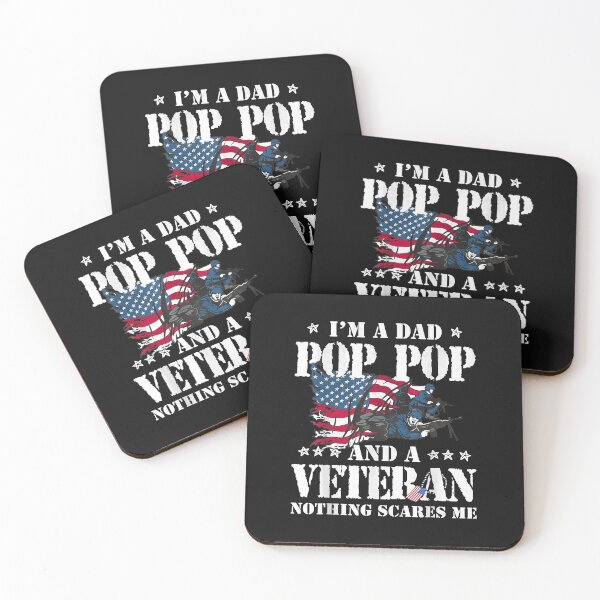 Item preview, I'm A Dad Pop Pop Veteran Father's Day Funny Men designed and sold by Mitzi12312.