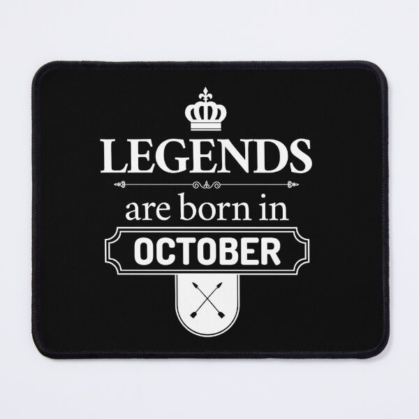 Item preview, Legends Are Born In October | Birthday Gift | designed and sold by Minimalwiz.