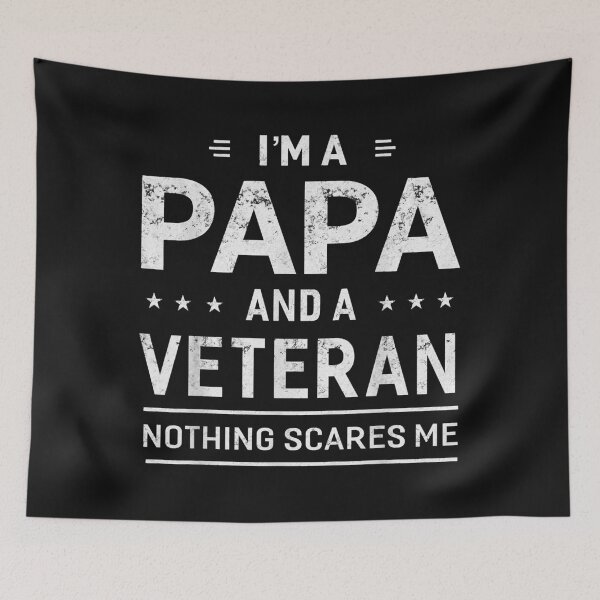 Item preview, I'm A Papa And Veteran Men Grandpa Funny Sayings Gift designed and sold by Mitzi12312.