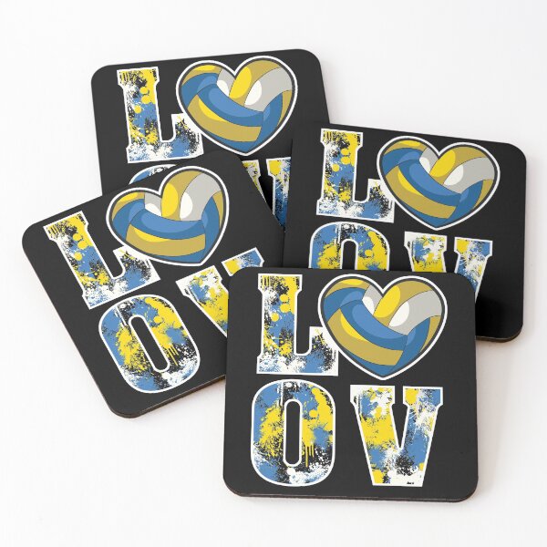 Item preview, Love volleyball with color splashes for volleyball lovers designed and sold by Cedinho.