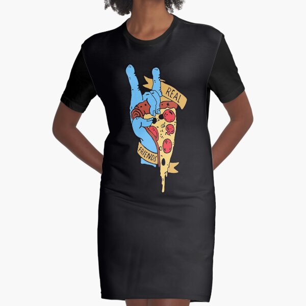 Item preview, Real Friends Zombie Hand Holding Pizza designed and sold by strawberryrawrr.
