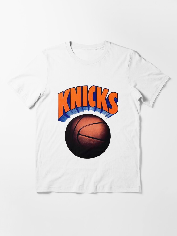 Retro Knicks Basketball New York City Skyline Essential T-Shirt for Sale  by pixeljamz