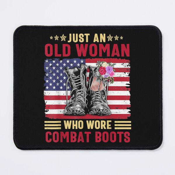 Item preview, Just An Old Woman Who Wore Combat Boots designed and sold by Mitzi12312.